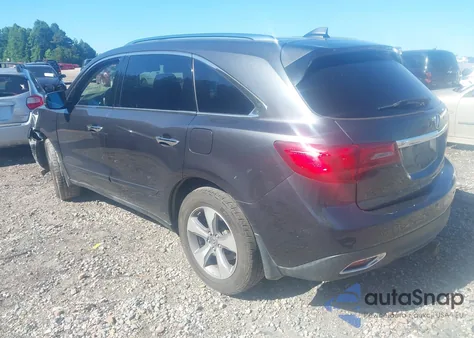 2014 Acura Mdx из США, поврежденный, VIN 5FRYD3H29EB007969